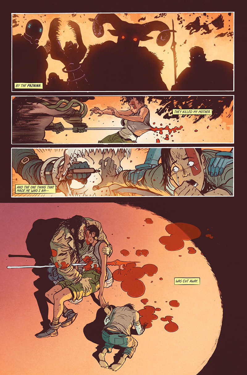 Image: Image Comics/Skybound Entertainment; Extremity #1 art